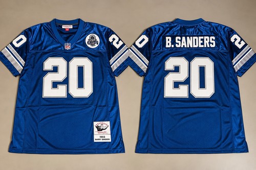 Barry sanders blue retro - barry,