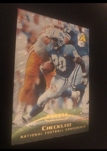 Barry sanders 1995 pinnacle - barry,