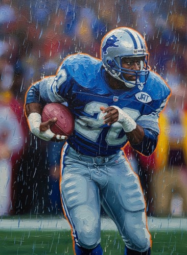 Barry sanders lions football - lions,