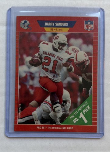 1989 pro set barry sanders - 1989,