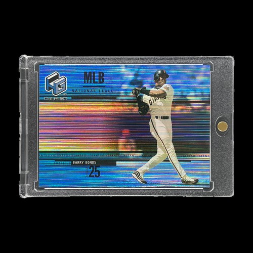 Barry bonds blue lazer foil - barry,